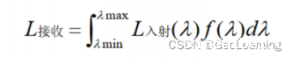 高光谱相机的光谱响应函数及其应用